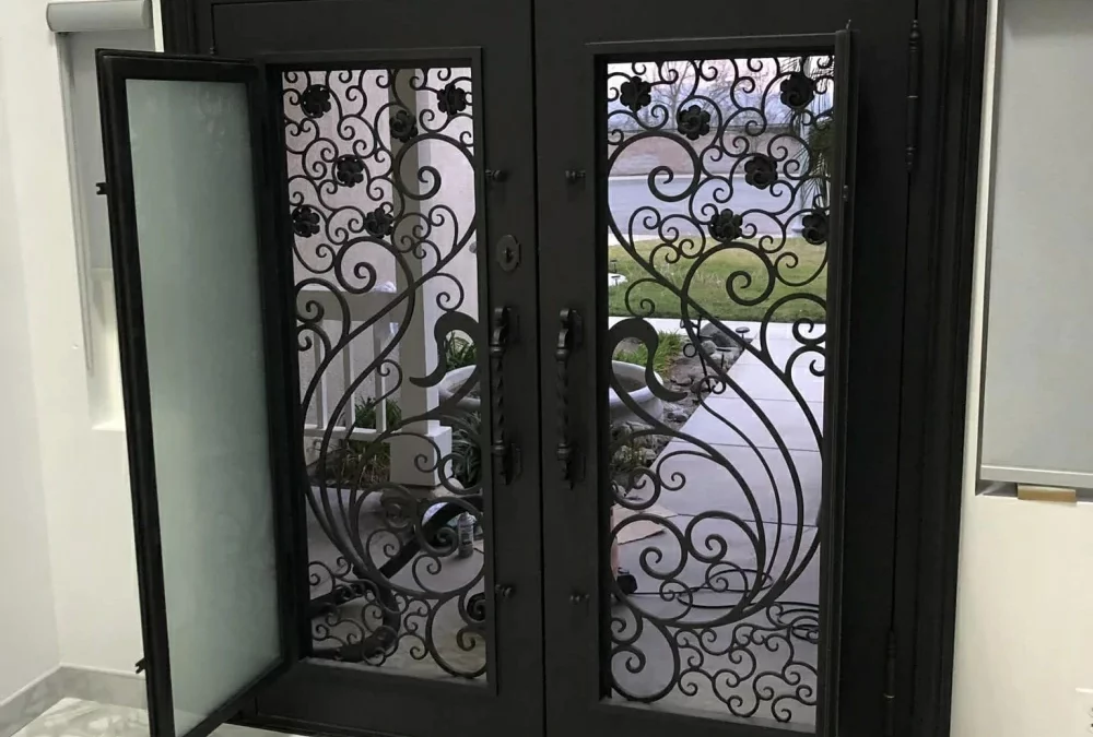 The Beauty and Protection Wrought Iron Security Doors Play Important Role