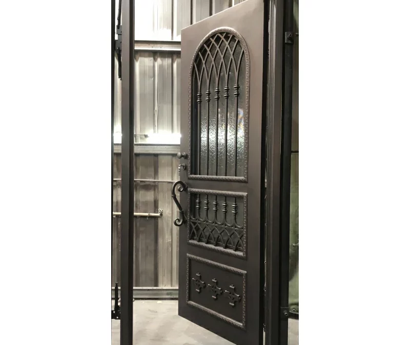 Affordable Elegance & Cheap Wrought Iron Door For Your House