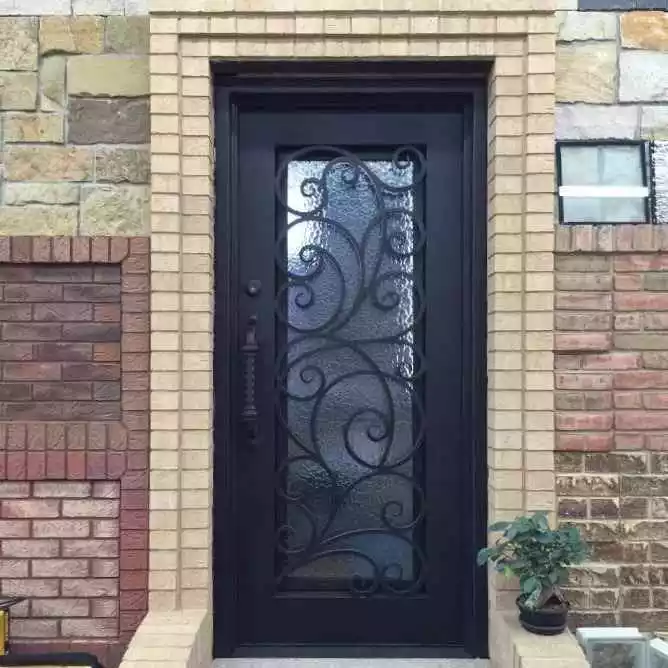 China iron glass door 